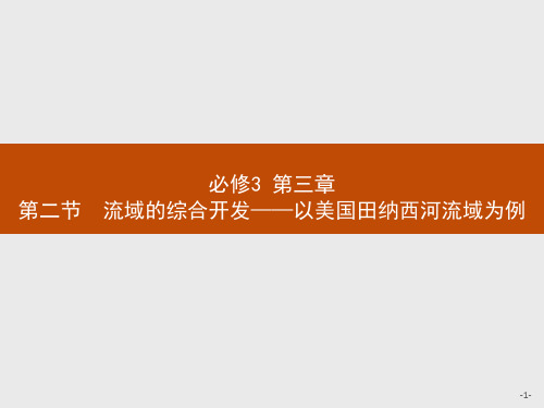 高中地理人教版全国必修3第三章第二节流域的综合开发——以美国田纳西河流域为例课件