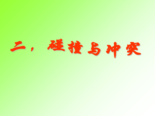 高中历史82  碰撞与冲突 (人民版必修3)PPT课件