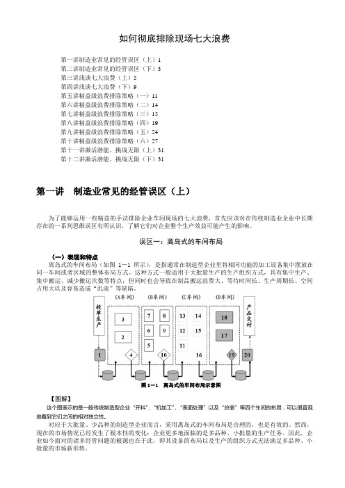 如何彻底排除现场浪费的策略