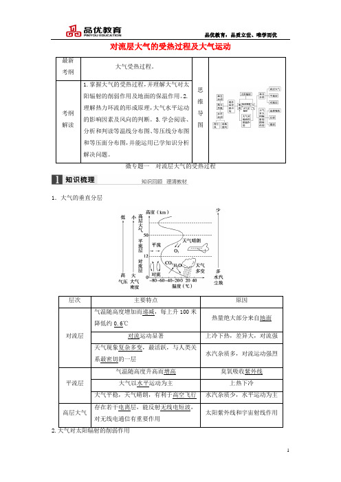 第5讲  对流层大气的受热过程及大气运动汇总