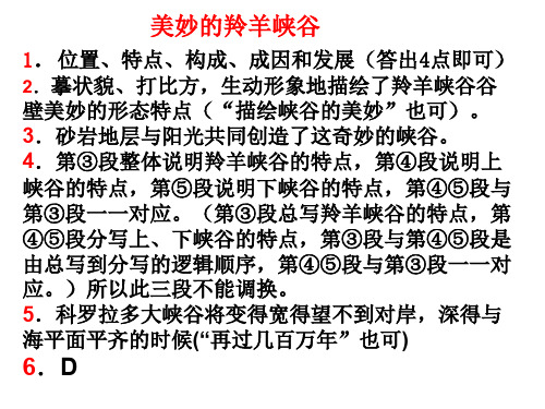 答案说明文知识  教学PPT课件  部编版人教版初中语文七年级语文上册公开课