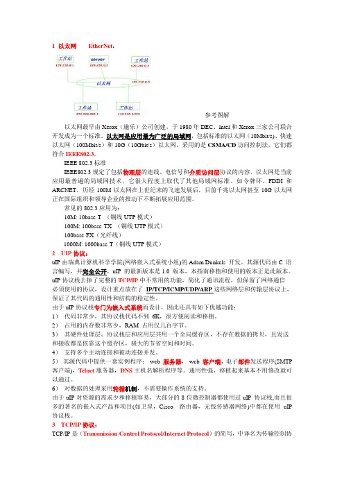 以太网及TCPIP通俗理解