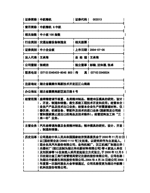 证券投资学基本面分析案例