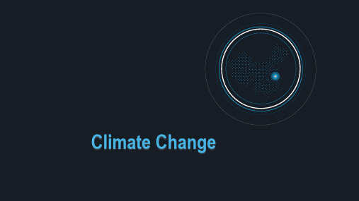 气候变化英文ppt