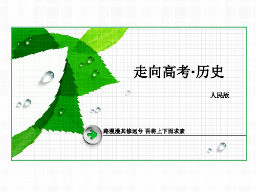 高三历史总复习必修2课件：2-3-2伟大的历史性转折和走向社会主义现代化建设新阶段