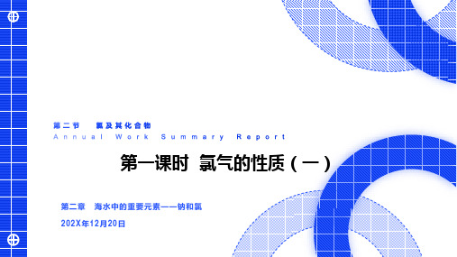 氯气的性质课件-高一上学期化学人教版(2019)必修第一册