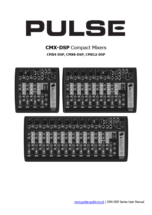 Pulse CMX-DSP系列混音器用户手册说明书