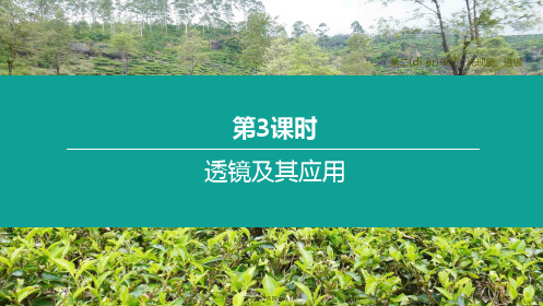 中考物理复习方案 第二单元 光现象、透镜 第03课时 透镜及其应用课件