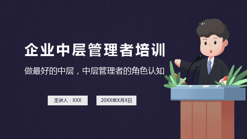 企业培训中层管理者培训授课课件ppt