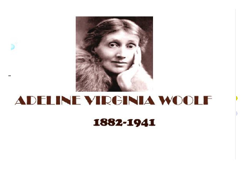 Virginia Woolf 介绍 PPT