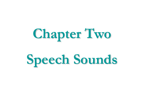 Chapter_2_sounds 第二章 语音