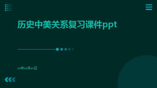 历史中美关系复习课件ppt