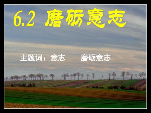 6.2磨砺意志(1)(恢复)