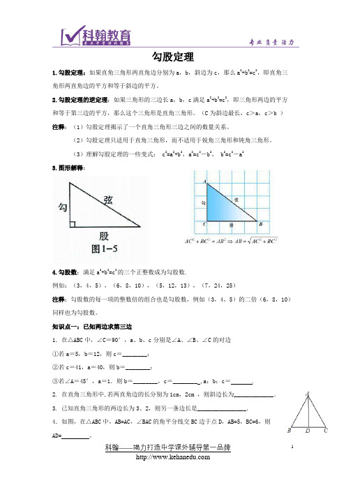 勾股定理总复习