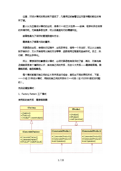 【精选】设计模式之C  版