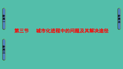 高中地理第1单元城乡聚落发展与城市化第3节城市化进程中的问题及其解决途径课件鲁教版 