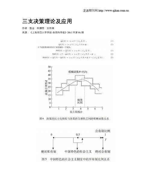 三支决策理论及应用