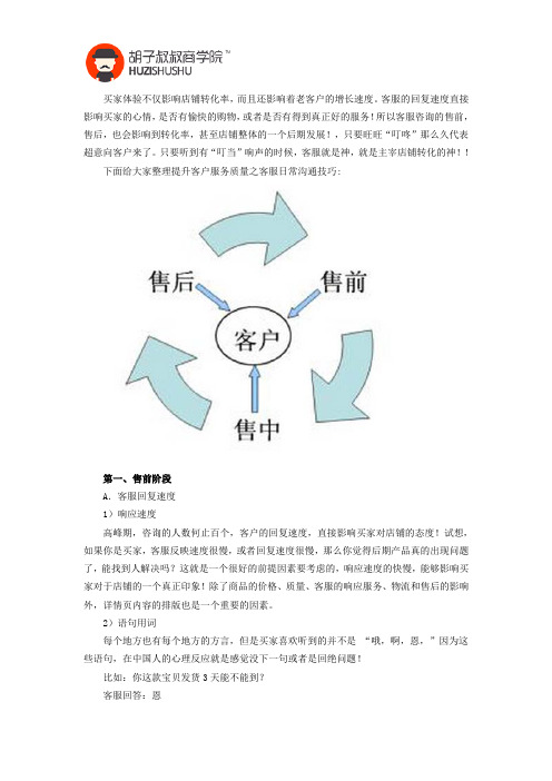 如何提高转化率 5：淘宝客服决定店铺转化