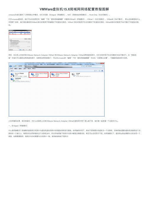 VMWare虚拟机15.X局域网网络配置教程图解