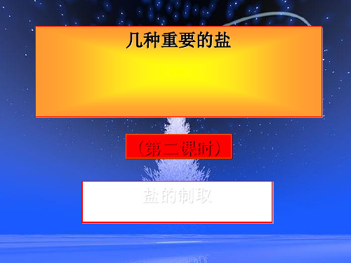 九年级上科学《几种重要的盐》PPT完美课件浙教版3