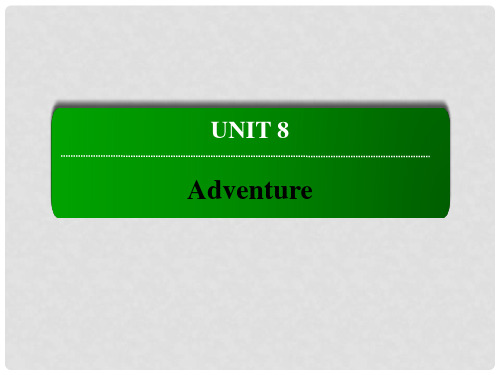 高中英语 Unit 8 Adventure 1 Adventure Holidays课件 北师大版必修3