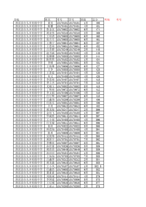 13 台头中学