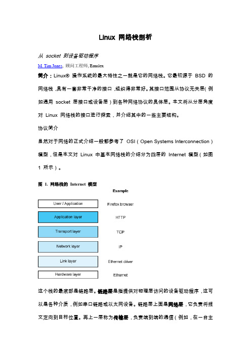Linux 网络栈剖析