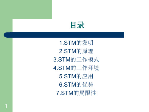 扫描隧道显微镜STM