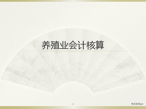 养殖业会计核算ppt课件