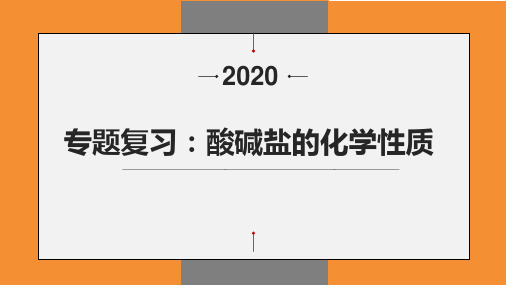 专题复习：酸碱盐的化学性质(微课、公开课)