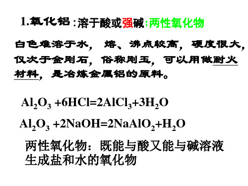 人教版高一化学 氢氧化铝沉淀图像分析