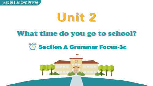 人教版七年级英语下册教学课件《Unit 2 Section A Grammar Focus-3c》