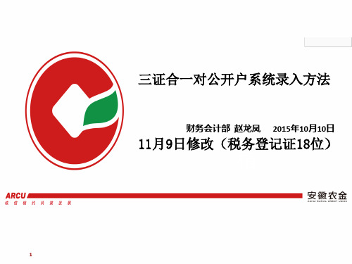 统一社会信用代码的执照账户、机构信用代码证系统录入和识别组织机构代码、税务证号码方法讲解