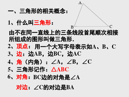 七年级数学认识三角形1(PPT)3-3