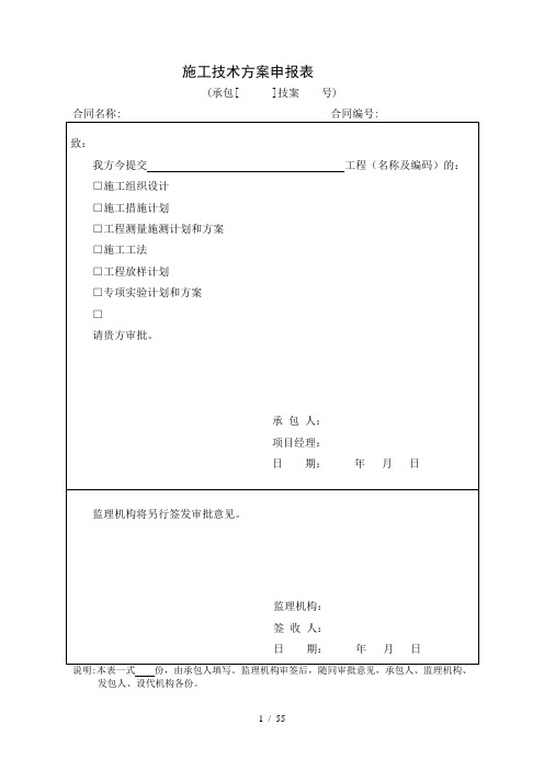 CB01施工技术方案申报表