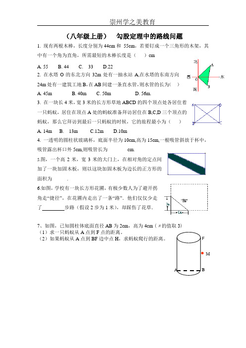 蚂蚁怎样走最近