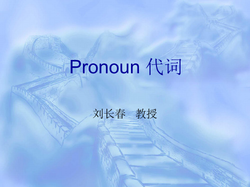 Pronoun代词