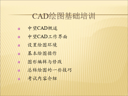 中望CAD绘图培训教程课件PPT