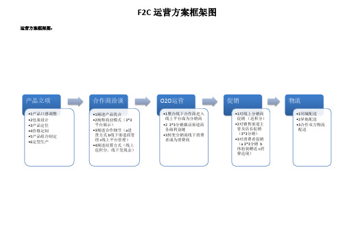 企业F2C运营方案框架图