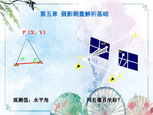 5 摄影测量解析基础——【摄影测量学 武汉大学】