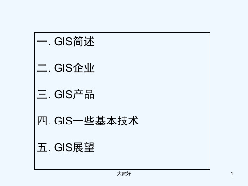 GIS介绍 PPT