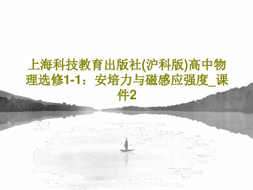 上海科技教育出版社(沪科版)高中物理选修1-1：安培力与磁感应强度_课件2PPT文档46页