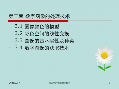 第3章数字图像处理技术