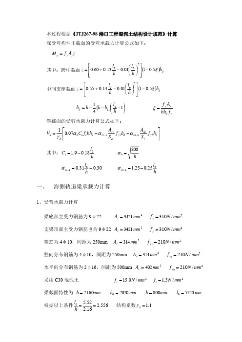 轨道梁计算书