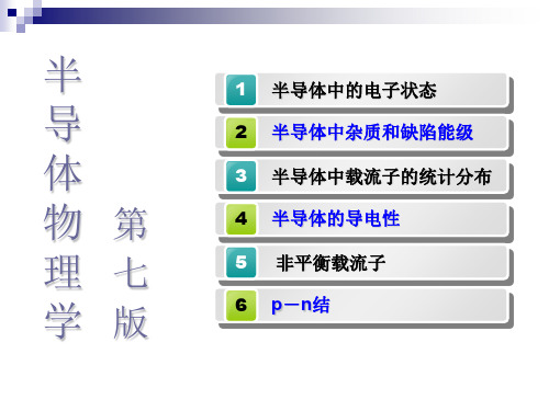 第1章.半导体物理半导体中的电子状态1