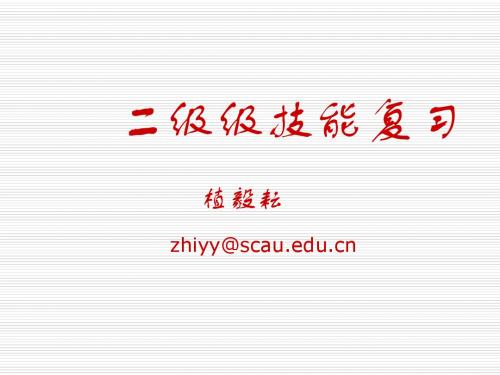 二级心理咨询师二级咨询技能串讲2012 (1)
