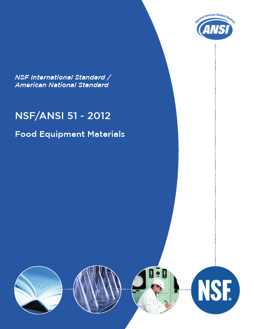 NSF_ANSI 51-2012 Food Equipment testing