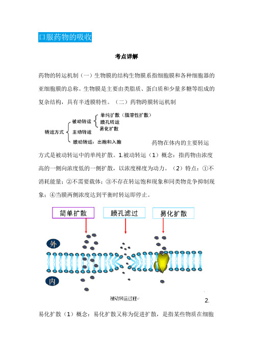 药学副高-生物药剂学与药动学