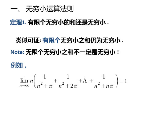 高数A知识点回顾PPT课件