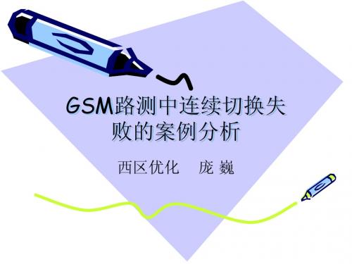 GSM路测中连续切换失败的案例分析